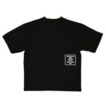 Blue White Logo @Sun Tshirt Black